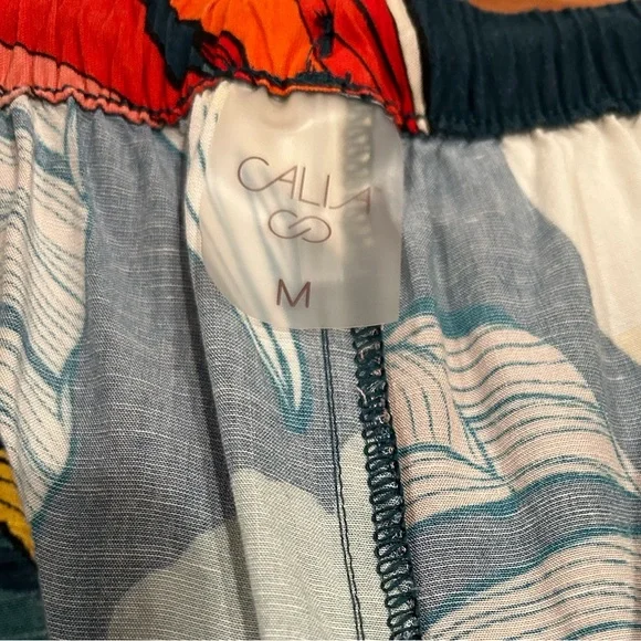 CALIA Women's Pleated Wide Leg Cover Up Pants - Picture 7 of 10